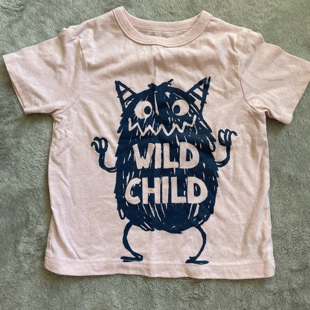 Wild Child Pink Toddler T-Shirt